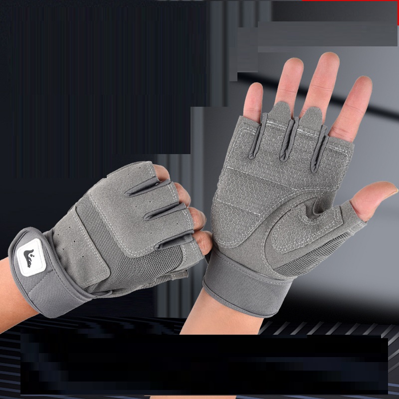 Crossfit Workout Gear - ถุงมือดัมเบลสําหรับผู้ชายผู้หญิงยกน้ําหนัก Crossfit เพาะกายออกกําลังกายกีฬายิมการฝึกอบรมถุงมือลื่นป้องกันข้อมือ