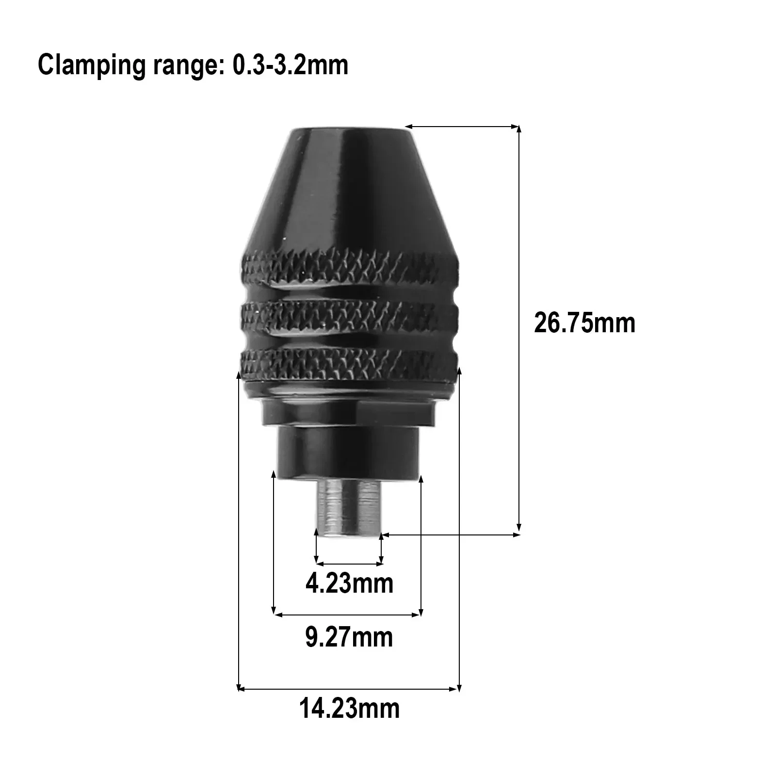 Crossfit Machine - 1 PC 0.3-3.2mm Multi Drill Chuck