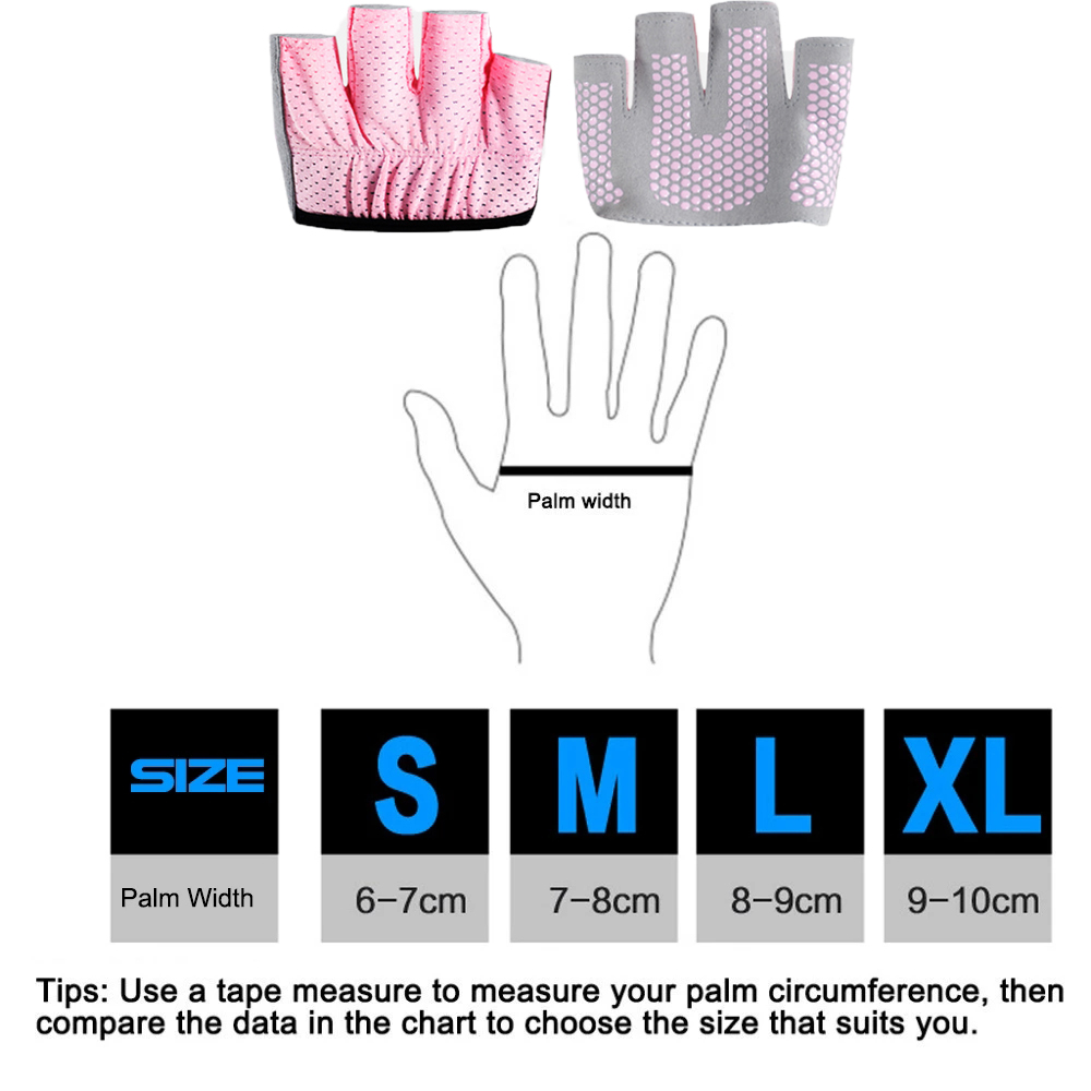GYM Fitness Half Finger ถุงมือ - Crossfit Workout Gear บทวิจารณ์และราคา