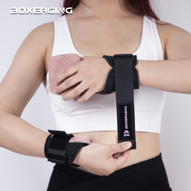 Cowhide GYM ถุงมือ Grips Anti- - Crossfit Workout Gear บทวิจารณ์และราคา